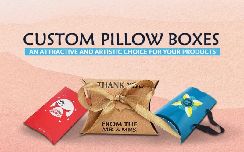 Fast Custom Boxes has the most up-to-date designs for custom pillow boxes.