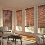Wooden blinds for living rooms
